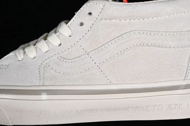 All categories Vans Vans series Vans Mid Vans China NEIGHBORHOOD x Vans Sk8-Mid joint series milk tea China casual sneakers VN0A3WM3APL